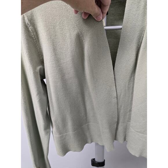 NWT Milano Essentials Cardigan Seagreass Size Large Gold - Picture 3 of 7